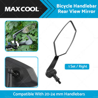 {{ Bicycle Bike Cycle Handlebar Rear View Mirrors Rearview Rectangle Back Mirror }} - Buy Car Parts Online at {{ Kaka Auto Parts }}.