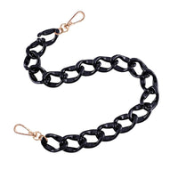 2PCS Resin Purse Chain Handle Acrylic Bag Strap Detachable Purse Clutches Handle