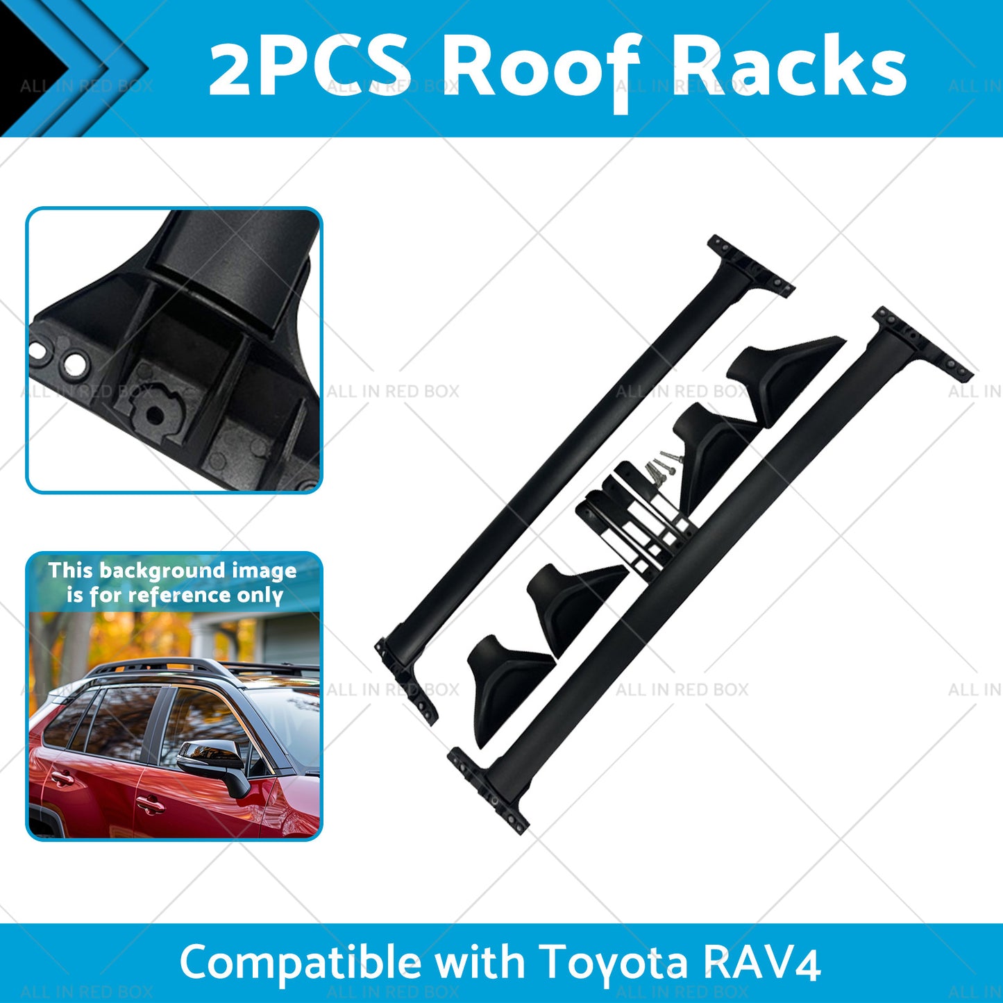 {{ 2PCS Roof Racks  or Roof Cross Bars Suitable for Toyota RAV4 2019-2023 }} - Buy Car Parts Online at {{ Kaka Auto Parts }}.