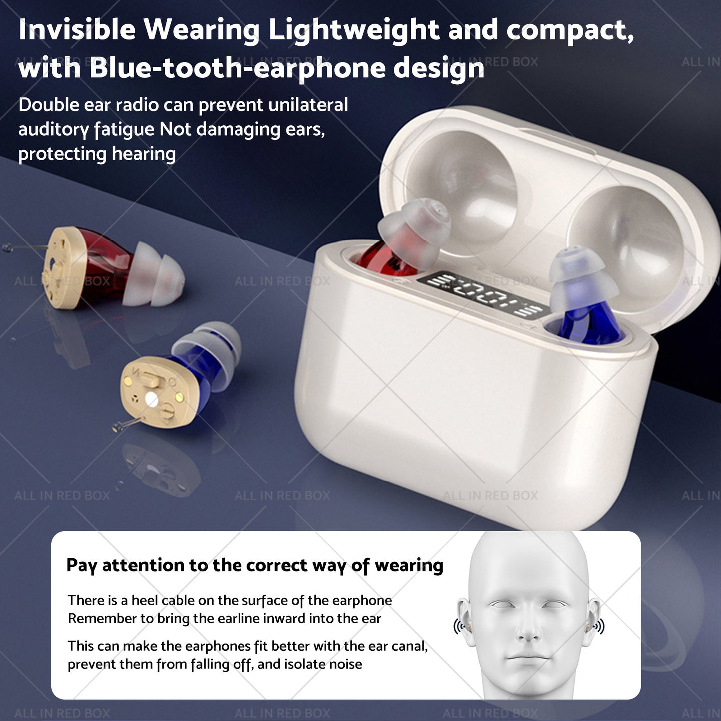 Rechargeable Hearing Aids Digital Hearing Aids Intelligent Noise Reduction