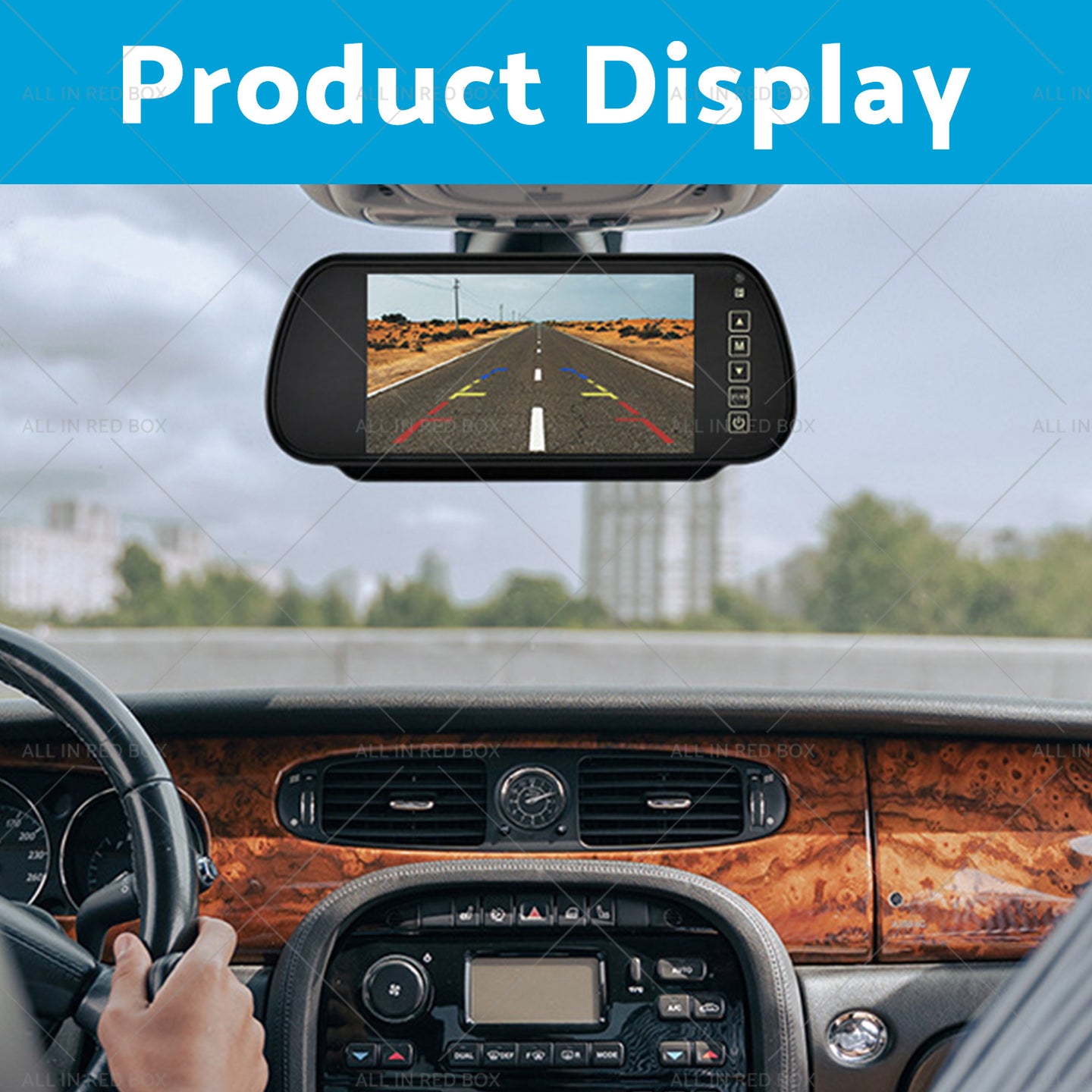 {{ 7 inch  Parking Rear View Monitor Mirror Screen Suitable for Truck Reversing Camera }} - Buy Car Parts Online at {{ Kaka Auto Parts }}.