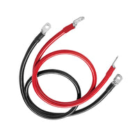 50cm 12V Battery Joiner Connector Lead Suitable For DC Wiring – 100A Cable With Red & Black Lugs
