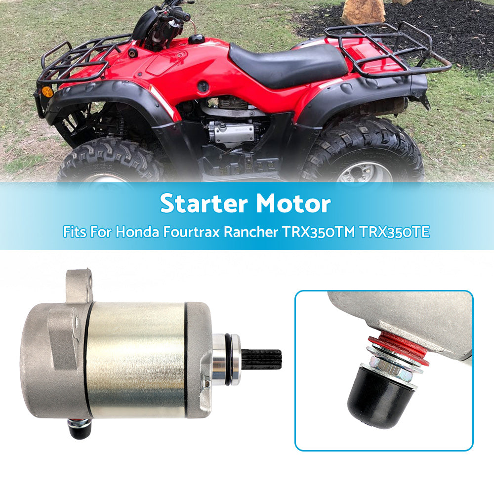 {{ 9 Tooth Electric Starter Motor Fit For Honda TRX350 TE or FE TM or FM Fourtrax Rancher }} - Buy Car Parts Online at {{ Kaka Auto Parts }}.