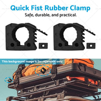 {{ 2x Car Rubber Clamps Bases Adapter 25-45mm Shovel Axe Retainer Fixing Holder }} - Buy Car Parts Online at {{ Kaka Auto Parts }}.