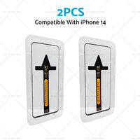 {{ 2PCS Tempered Glass Screen Protector Suitable For iPhone 14/ Pro/ Max/ Plus }} - Buy Car Parts Online at {{ Kaka Auto Parts }}.