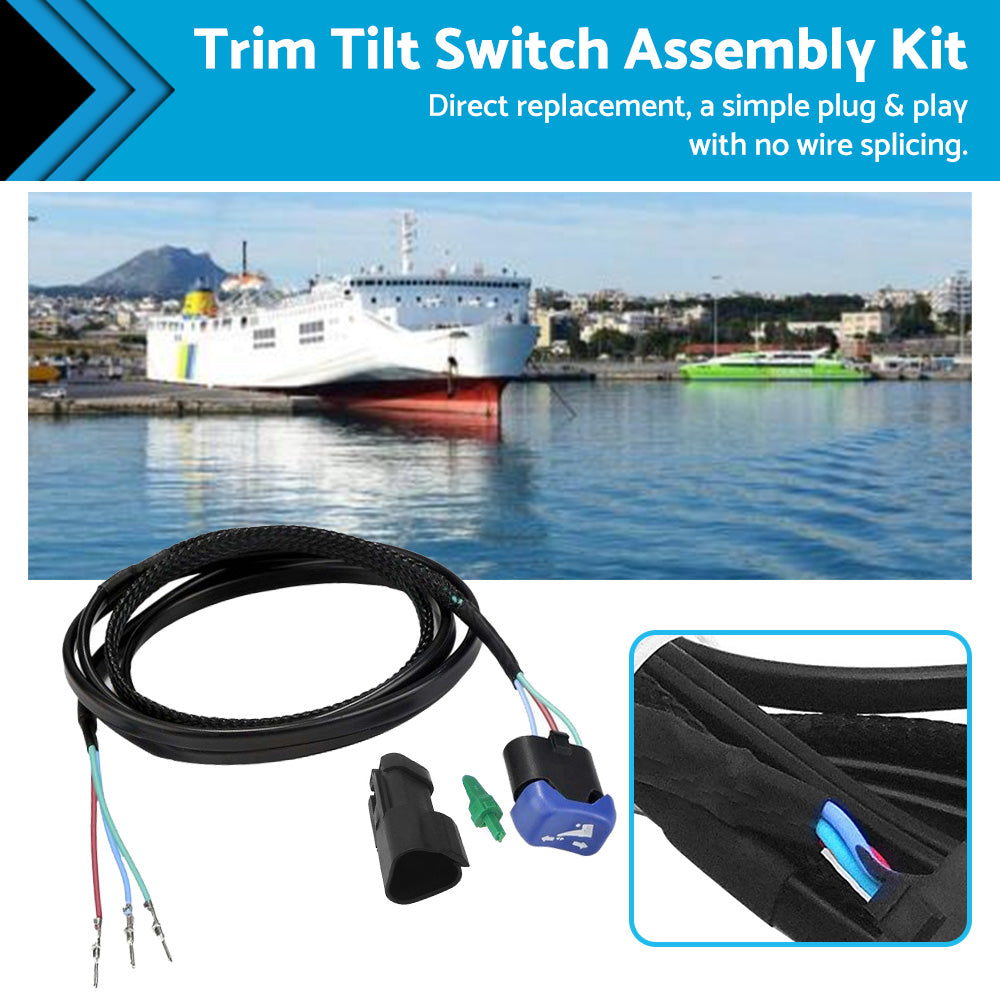 {{ Trim Tilt Switch Assembly Kit Suitable For Johnson Evinrude Outboard 5006358 }} - Buy Car Parts Online at {{ Kaka Auto Parts }}.