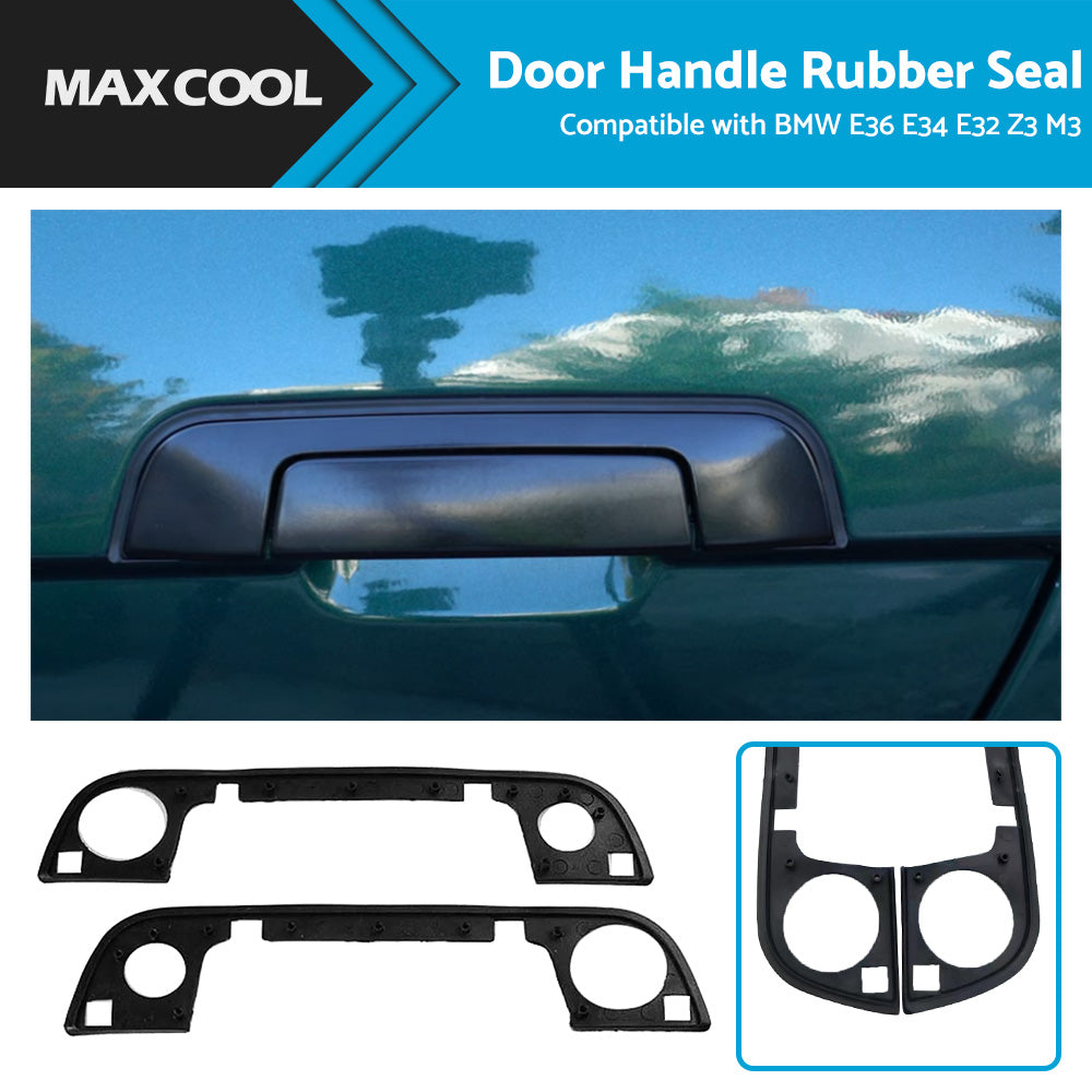 {{ 2PCS Exterior Door Handle Rubber Seals Set Suitable for BMW E36 E34 E32 Z3 M3 }} - Buy Car Parts Online at {{ Kaka Auto Parts }}.