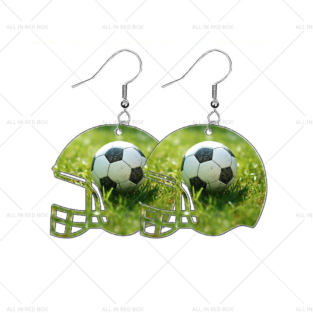 {{ 48PCS Sublimation Helmet Earring Blank MDF Double-Sided w  Hook and Jump Ring }} - Buy Car Parts Online at {{ Kaka Auto Parts }}.