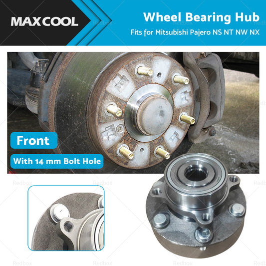 {{ 1PC Front Wheel Bearing Hub Fit for Mitsubishi Pajero NS NT NW NX 2006-2018 14mm }} - Buy Car Parts Online at {{ Kaka Auto Parts }}.