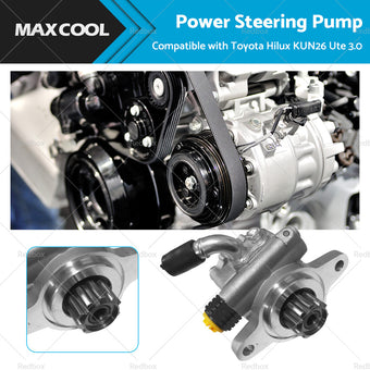 compare product Power Steering Pump Suitable For Toyota Hilux KUN16R/KUN26R 3.0L 1KD-FTV Turbo Diesel