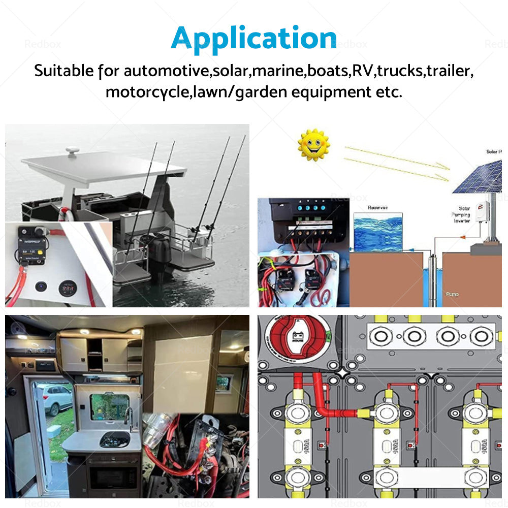 {{ Bus Bar Power Terminal Blocks M6 Negative  M8 Positive Power Distribution Studs }} - Buy Car Parts Online at {{ Kaka Auto Parts }}.