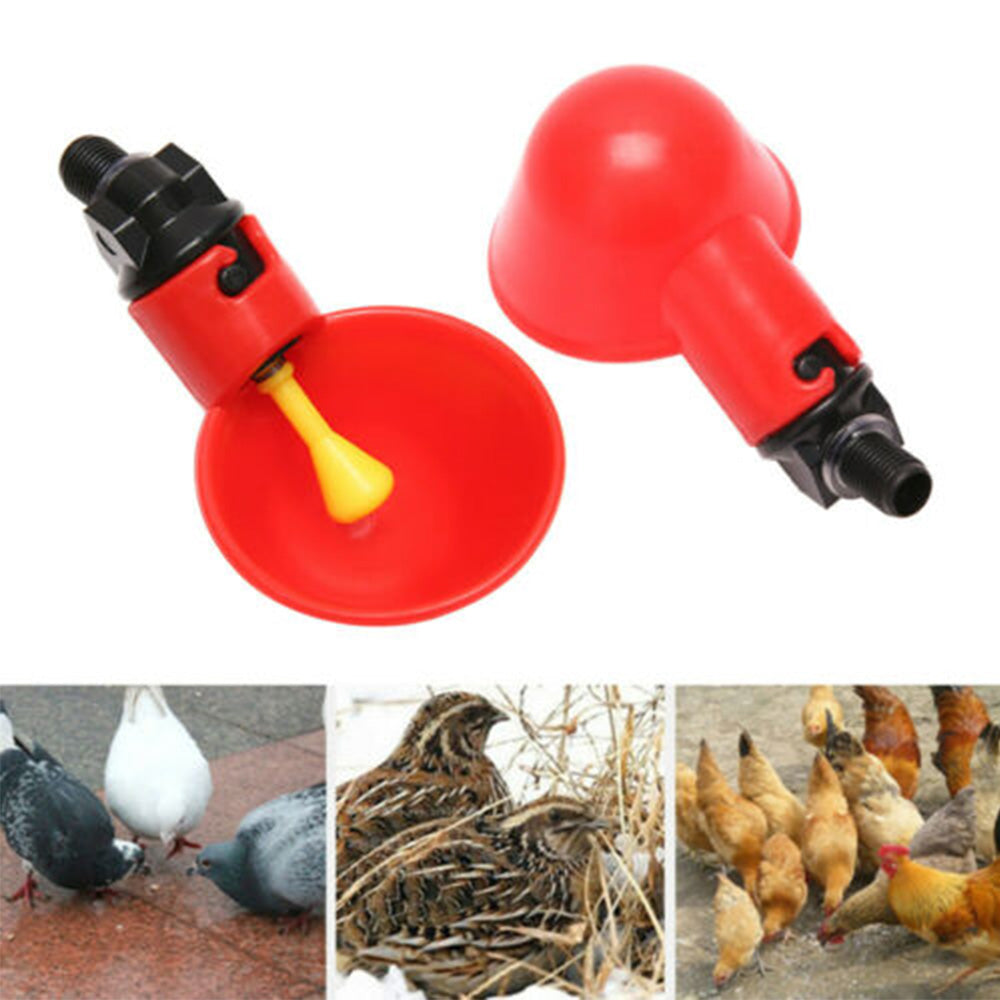 {{ 20x Poultry Chicken Automatic Drinker Cup Waterer Chook Bird Water Feeder Set }} - Buy Car Parts Online at {{ Kaka Auto Parts }}.