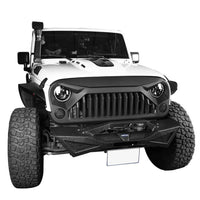 Black Front Gladiator Grille Vander Grill Suitable For Jeep Wrangler JK Unlimited 2007-2018