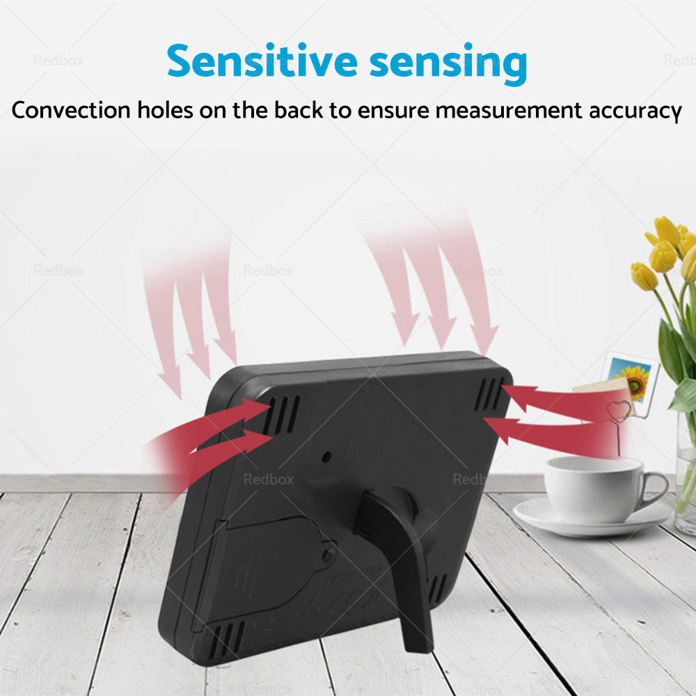 {{ Small Mini Digital Clock Temperature 鈩 Alarm Travel LCD LED Battery Black White }} - Buy Car Parts Online at {{ Kaka Auto Parts }}.