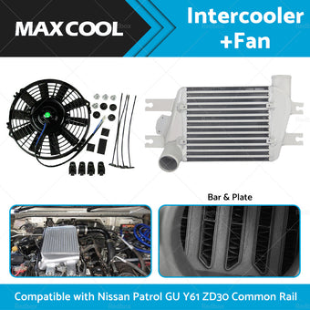 compare product Top Mount Intercooler Kit Suitable For Nissan Patrol GU Y61 ZD30 Common Rail