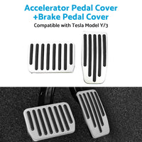 {{ Foot Pedals Aluminum Pads Cover Accessories Suitable for Tesla Model Y Model 3 }} - Buy Car Parts Online at {{ Kaka Auto Parts }}.