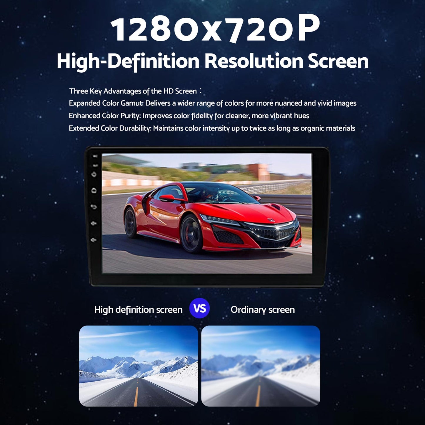 Head Unit Wireless CarPlay Android Auto Suitable for 05-15 Suzuki Grand Vitara