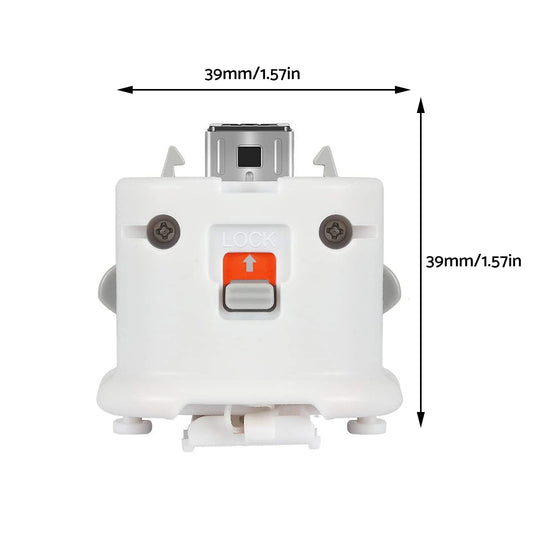 2x Motion Plus Adapter Sensor Suitable For Nintendo Wii Remote Controller