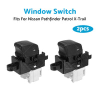 {{ 2X Single Window Switch Control 25411-0V000 For Nissan Pathfinder Patrol X-Trail }} - Buy Car Parts Online at {{ Kaka Auto Parts }}.