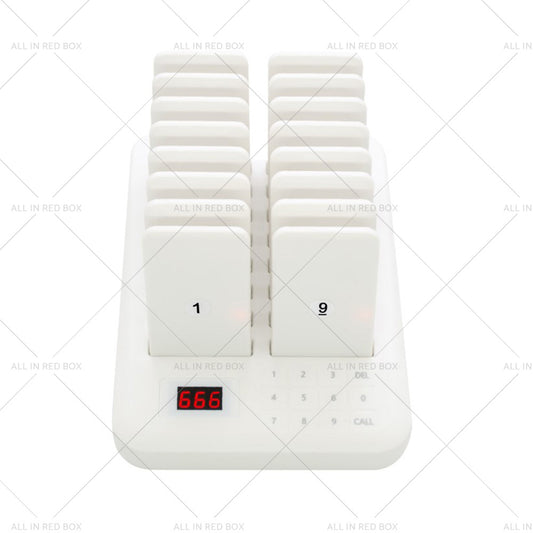 16-Channel Wireless Restaurant Pager System Suitable For Guest Calling & Queuing – AU