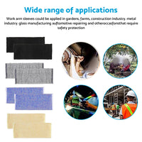 4 Pairs Cut-Resistant Arm Protection Sleeves Forearm Protectors 4 Colors Suitable For Work Safety