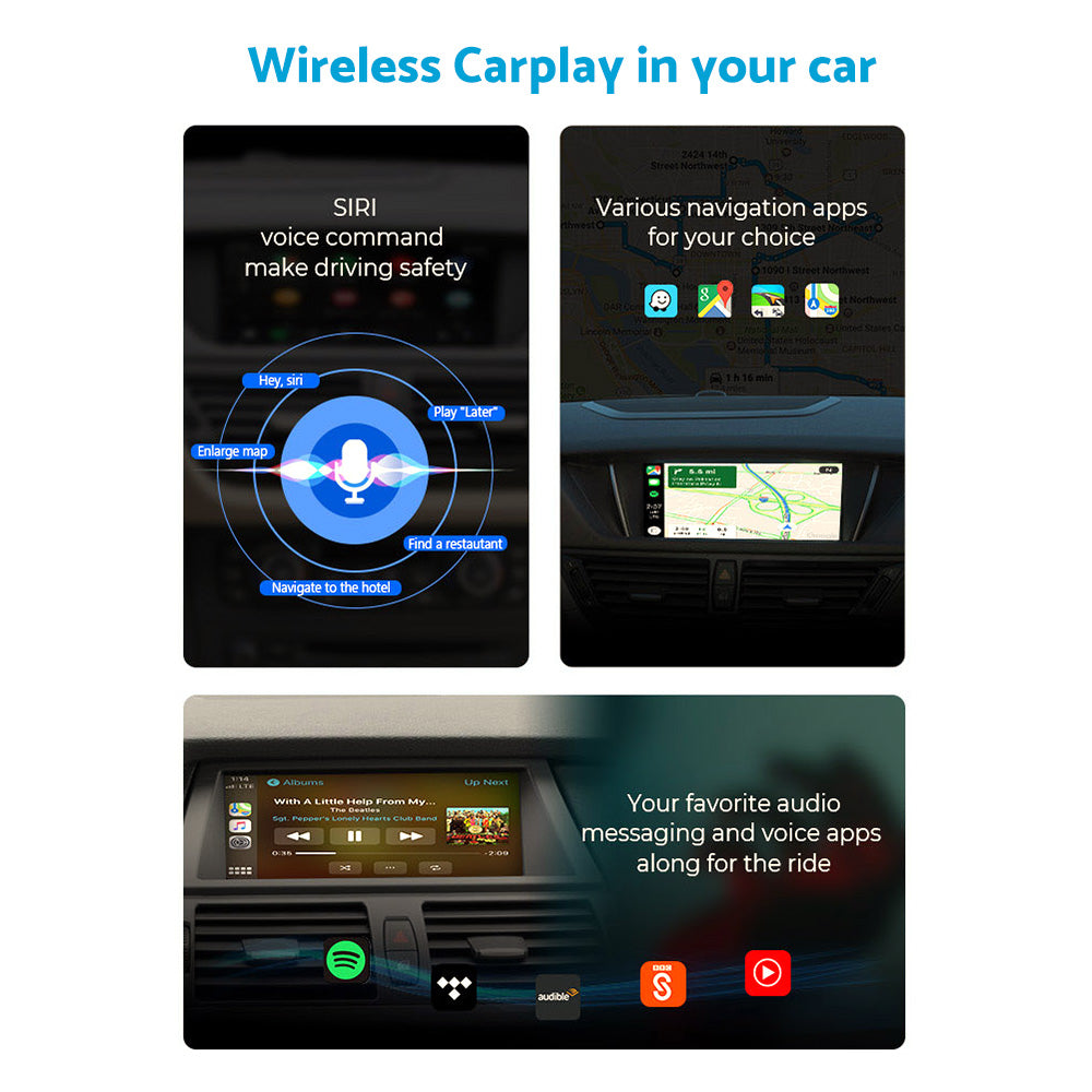 Wireless CarPlay Adapter Dongle Suitable For Apple iOS Car Navigation Player
