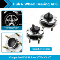 {{ LHRH Front Wheel Bearing Hubs ABS Suitable For Holden Commodore VT-II VY VX VZ }} - Buy Car Parts Online at {{ Kaka Auto Parts }}.