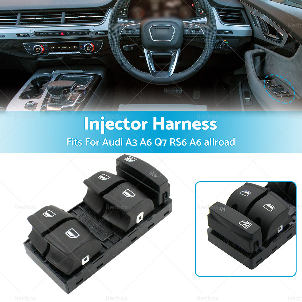 {{ Master Electric Power Window Switch Control Fit For AUDI A3 A6 Q7 RS6 A6 allroad }} - Buy Car Parts Online at {{ Kaka Auto Parts }}.