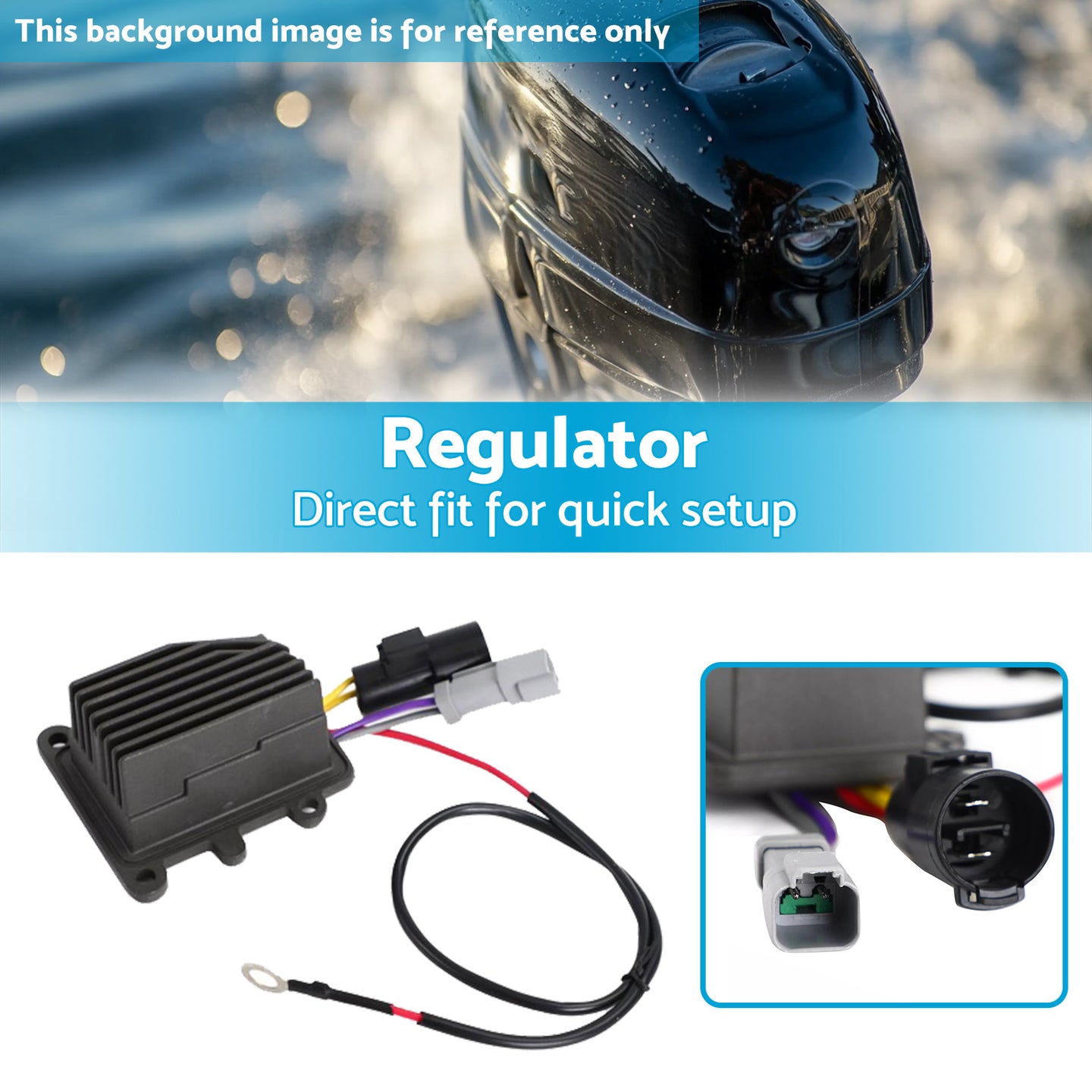 {{ Regulator Suitable For Johnson Evinrude 90 hp 96-98 100 hp 98-01 Outboard 586075 }} - Buy Car Parts Online at {{ Kaka Auto Parts }}.