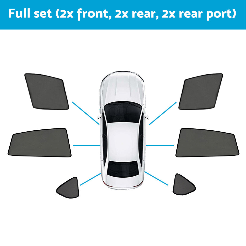 Car Window Magnetic Mesh Sun Shade Suitable For Toyota RAV4 40 Series
