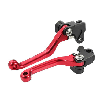 compare product CNC Pivot Brake Clutch Levers Red Suitable For Honda XR250 / CR125R / CRF450R / CR500