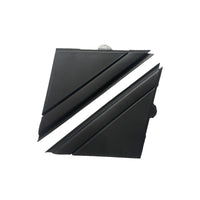 Matte Black Rear Mirror Triangle Trim Plate Suitable For Fiat 500 2012-2019