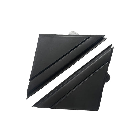 Matte Black Rear Mirror Triangle Trim Plate Suitable For Fiat 500 2012-2019