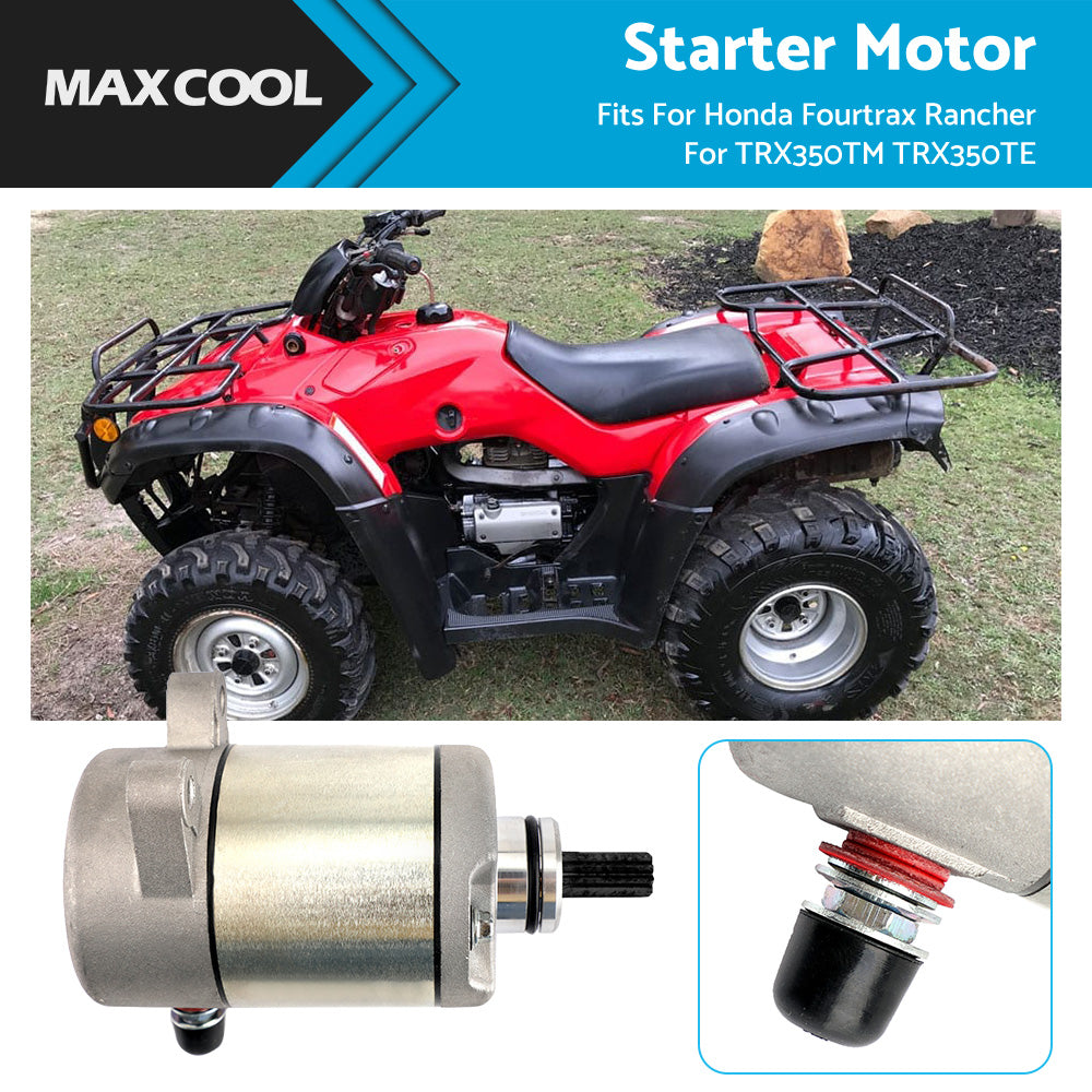 {{ 9 Tooth Electric Starter Motor Fit For Honda TRX350 TE or FE TM or FM Fourtrax Rancher }} - Buy Car Parts Online at {{ Kaka Auto Parts }}.