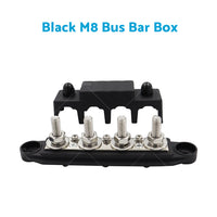 {{ 2PCS M8 4 Post 250A DC 48V Studs Bus Bar Power Distribution Box Terminal Block }} - Buy Car Parts Online at {{ Kaka Auto Parts }}.