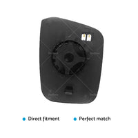 {{ Left Side Mirror Glass w or  Heated Back Plate Suitable for Nissan Navara D40 05-15 }} - Buy Car Parts Online at {{ Kaka Auto Parts }}.