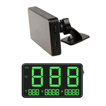 compare product GPS Head Up Display Speedometer Odometer Digital Speed MPH with Over Speeding Alarm