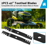 {{ 2PCS 42 inch  Toothed Blades Suitable for John Deere M154061 M154062 GX22151 }} - Buy Car Parts Online at {{ Kaka Auto Parts }}.