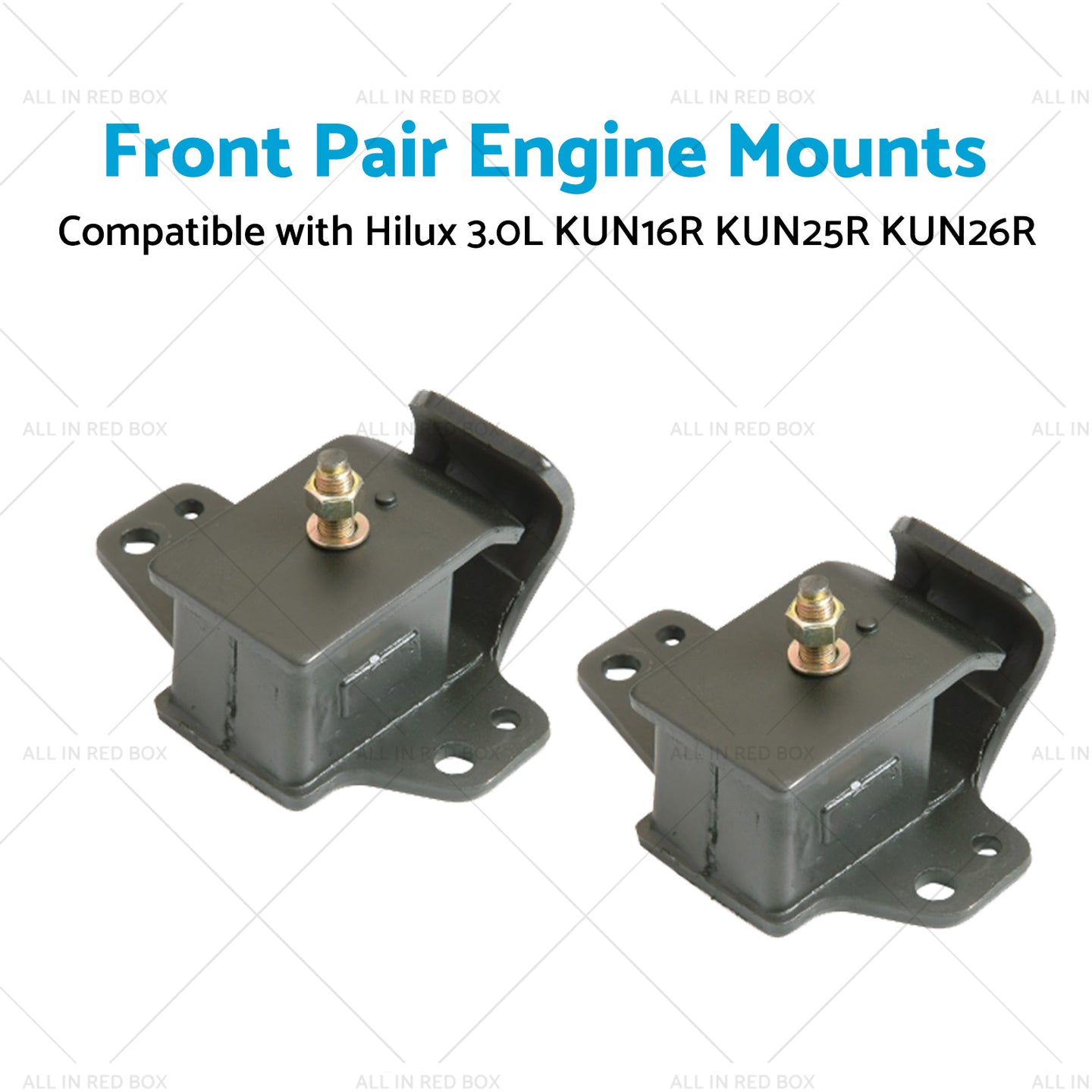 {{ Front Pair Engine Mounts Suitable for Hilux 3. 0L KUN26R KUN16R KUN25R 05-16 }} - Buy Car Parts Online at {{ Kaka Auto Parts }}.