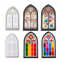 {{ Epoxy Resin Mold Church Window Silicone Dish Trinket Tray Jewelry Container }} - Buy Car Parts Online at {{ Kaka Auto Parts }}.