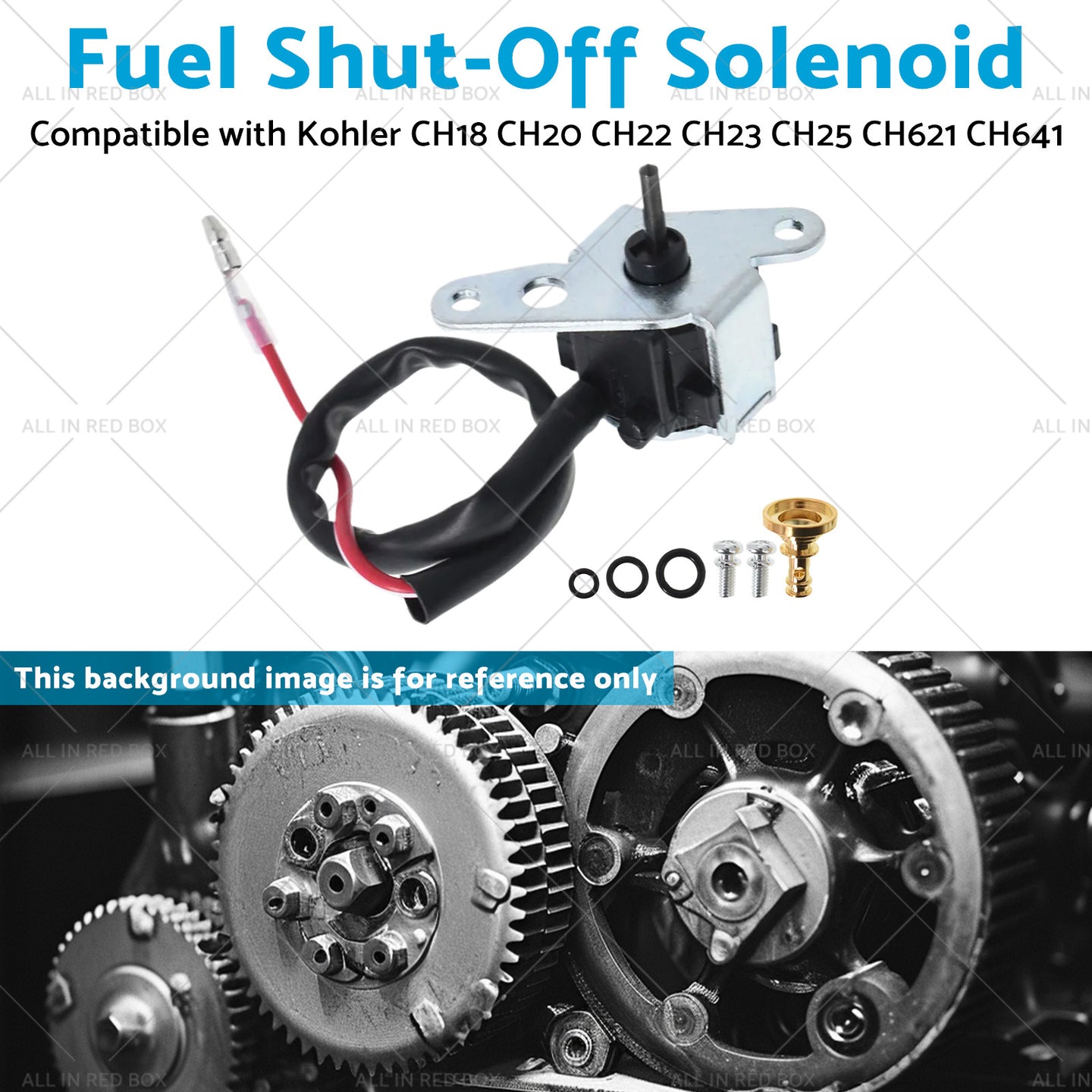 {{ Fuel Shut-Off Solenoid Suitable for Kohler CH621 CH641 CH18 CH20 CH22 CH23 CH25 }} - Buy Car Parts Online at {{ Kaka Auto Parts }}.