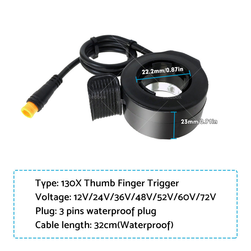 {{ 1 Pc Waterproof Thumb Finger Trigger Throttle For Electric Bike Ebike Scooter AU }} - Buy Car Parts Online at {{ Kaka Auto Parts }}.