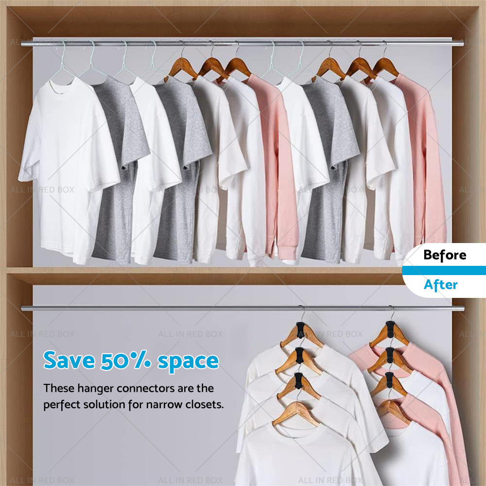 {{ 30PCS Closet Clothes Hanger Connector Hook Closet Space Organizer Space Saving }} - Buy Car Parts Online at {{ Kaka Auto Parts }}.