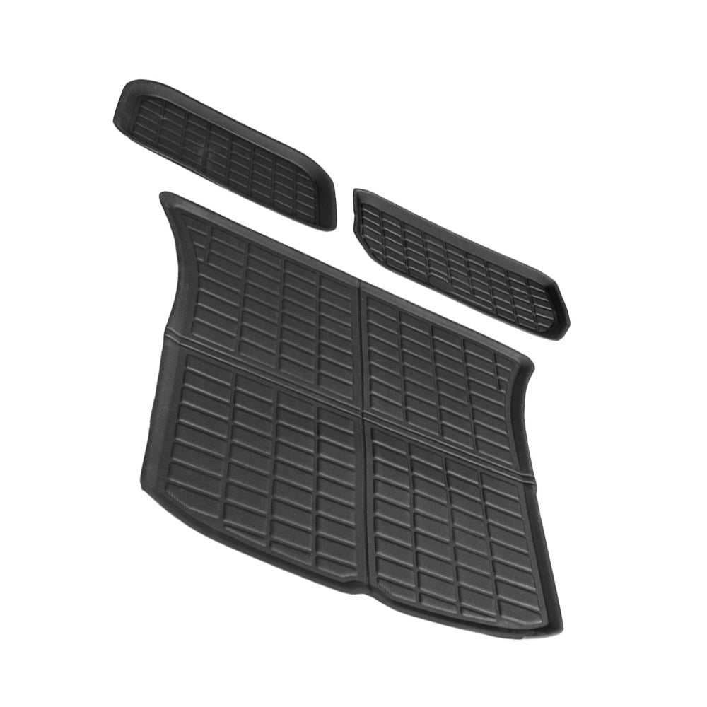 {{ 3x Trunk & Frunk Mat TPR Black Suitable For Tesla Model Y 2021-2024 }} - Buy Car Parts Online at {{ Kaka Auto Parts }}.