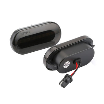 compare product 2x Dynamic LED Side Indicator Black Smoke Turning Signal Light Suitable For Ford Seat VW