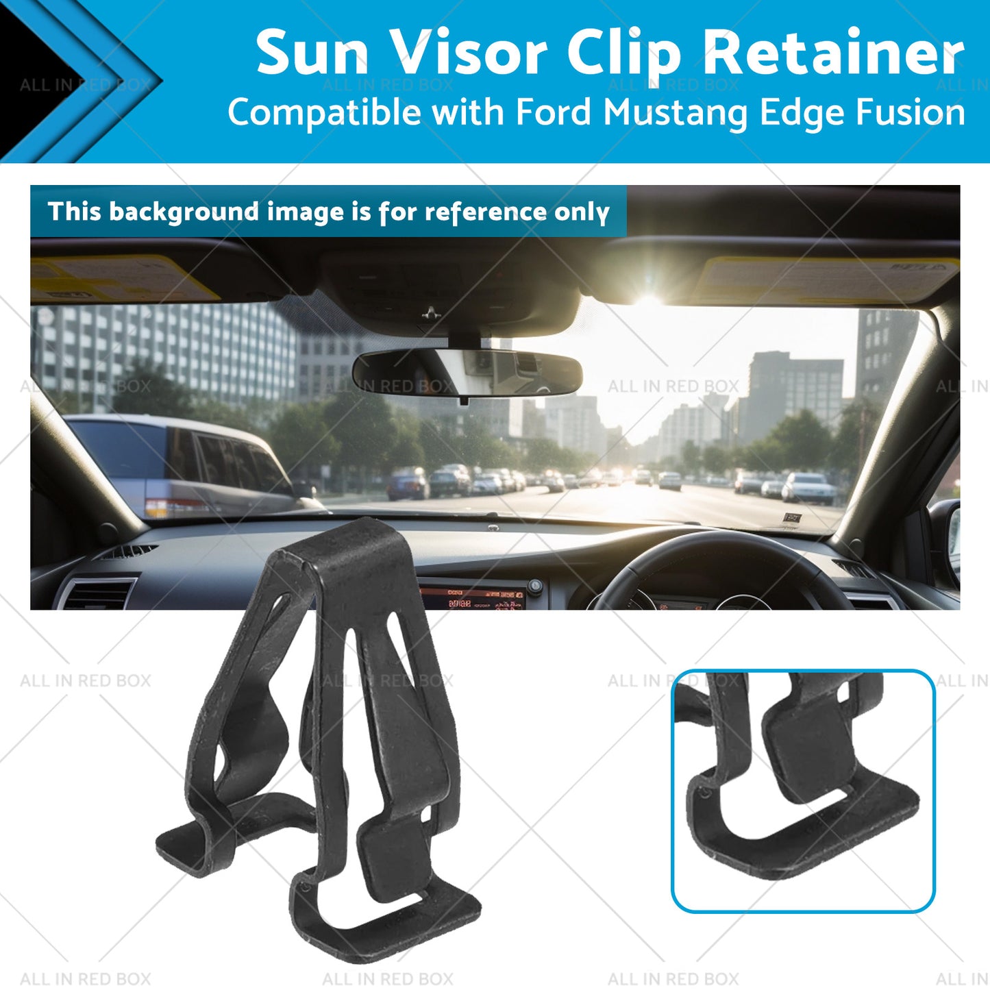{{ DS7Z-9904132-A Sun Visor Clip Retainer Suitable for Ford Mustang Edge Fusion }} - Buy Car Parts Online at {{ Kaka Auto Parts }}.