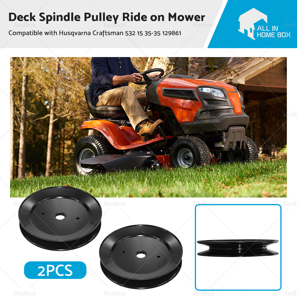 {{ 2xDeck Spindle Pulley Ride on Mower Suitable ForHusqvarna Craftsman 532 15 35-35 }} - Buy Car Parts Online at {{ Kaka Auto Parts }}.