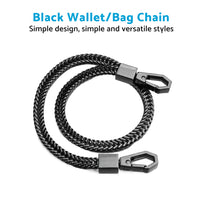 NEW Alloy Black Link Biker Trucker Punk Wallet Chain 16inch 40cm Long