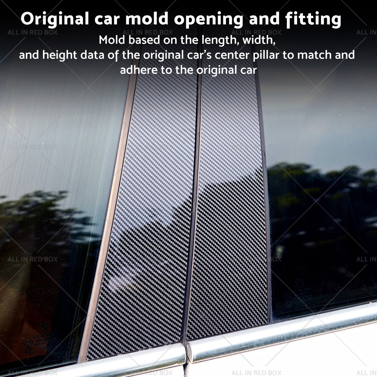 {{ 6x Carbon Fiber Pillar Post Cover Trims Suitable for Infiniti G35 02-13 }} - Buy Car Parts Online at {{ Kaka Auto Parts }}.