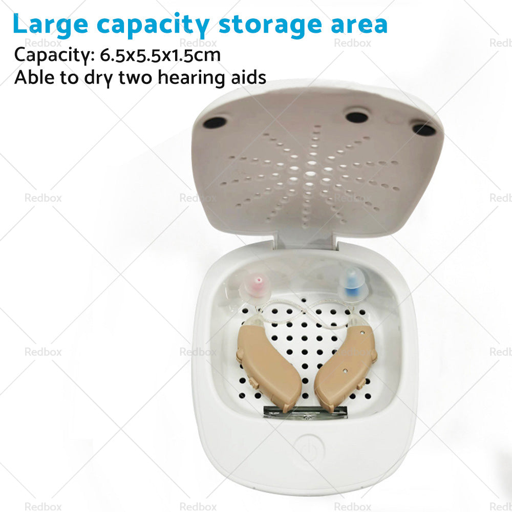 D-Dry+ Electronic Hearing Aid Dryer ¨C For Cleaning, Drying & Storing Hearing Aids